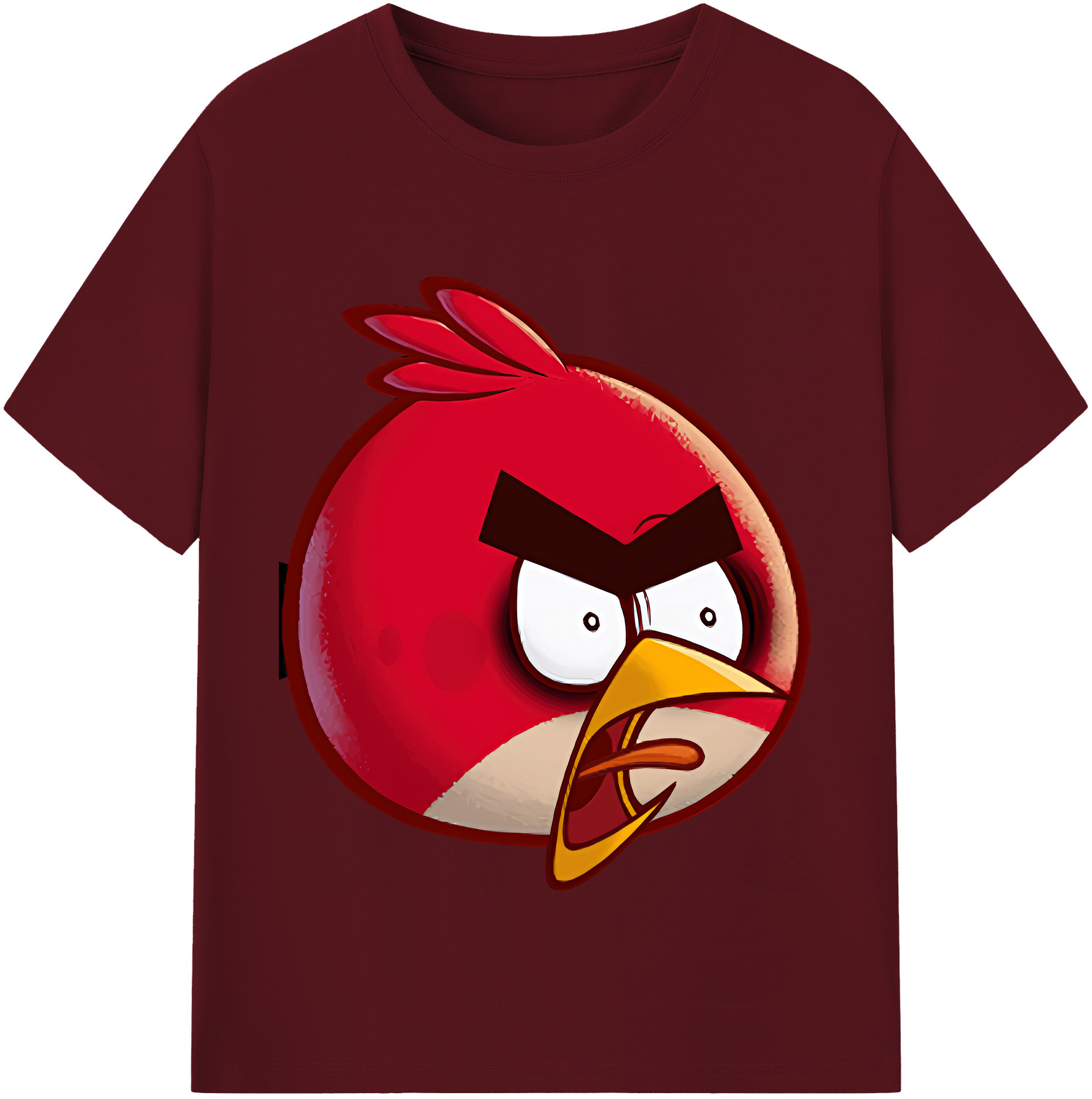 （画像用） Angry Birds アングリーバード 綿100％半袖Tシャツ（フロントプリント）